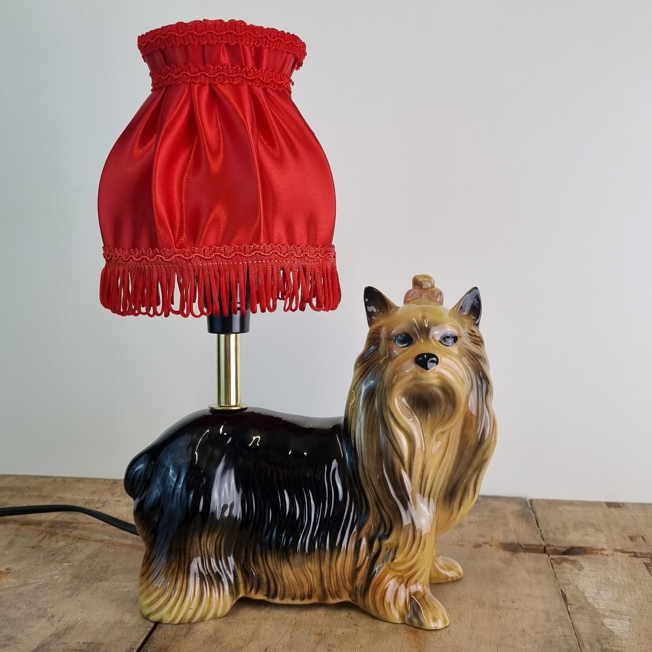 yorkshire terrier tablel lamp