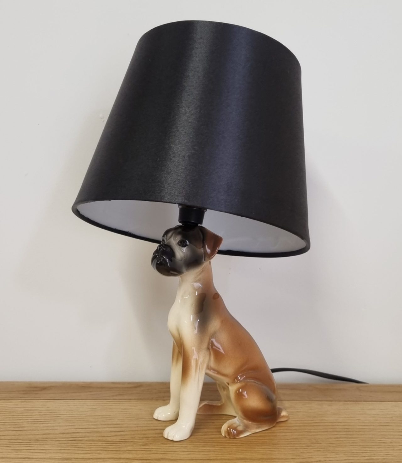 boxer dog lamp