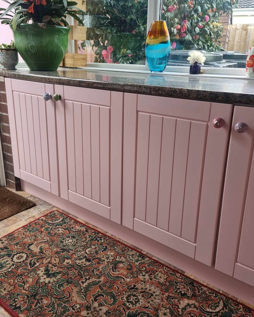 Pink Utility Room