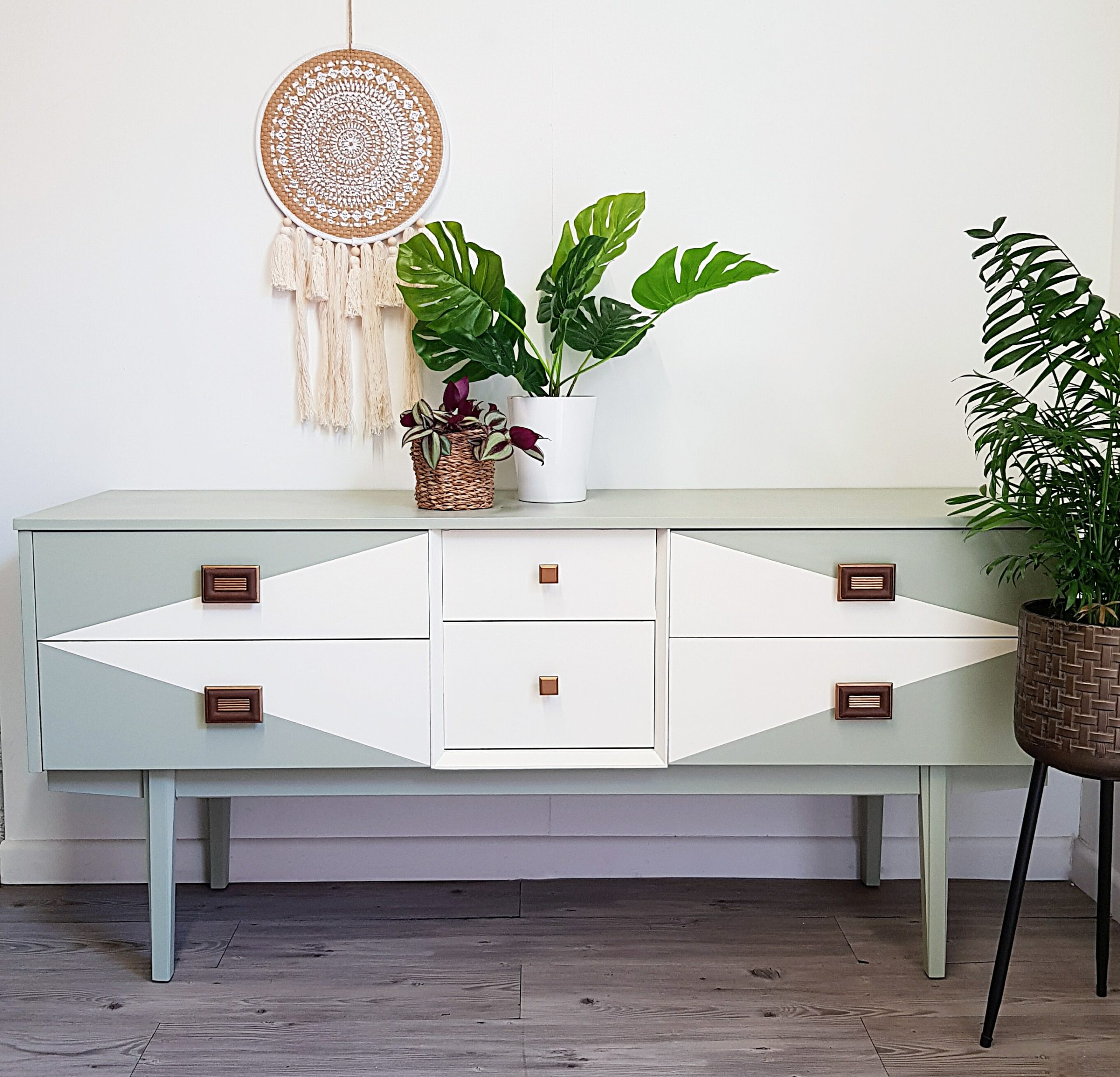 Painted furniture Mid Century Lebus Sideboard