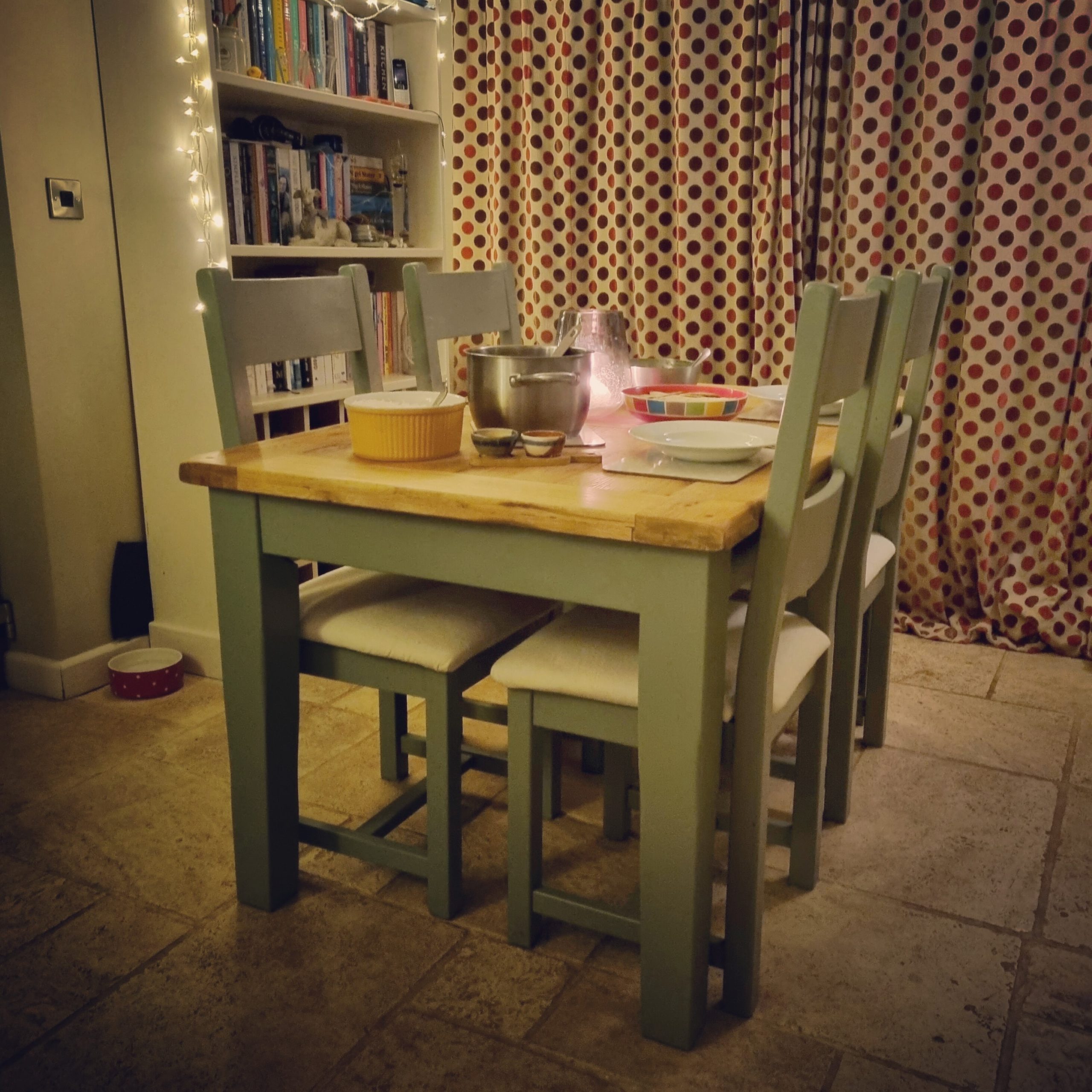 Farmhouse kitchen table and chairs