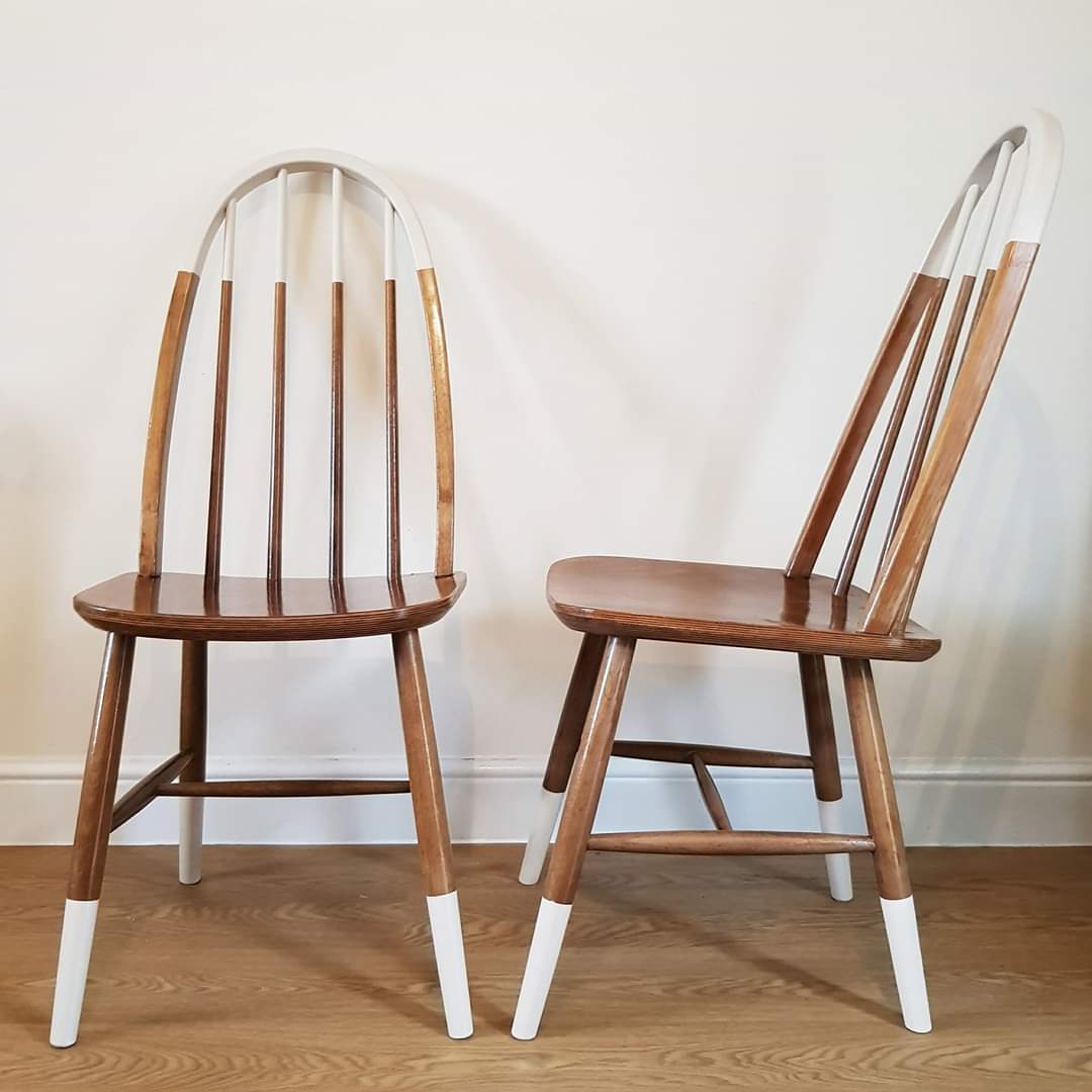 Top and tail dipped chairs