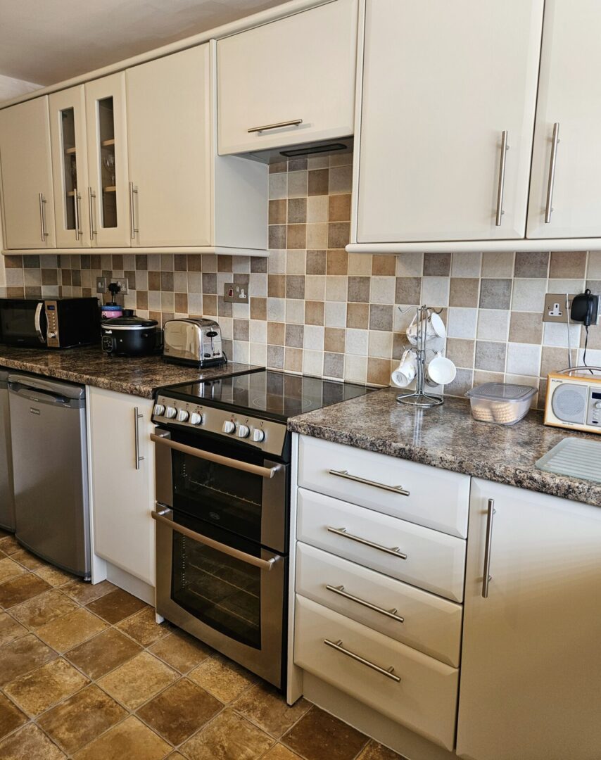 Portland Stone - hand painted kitchen transformation - A Twist of Somerset - commission painting