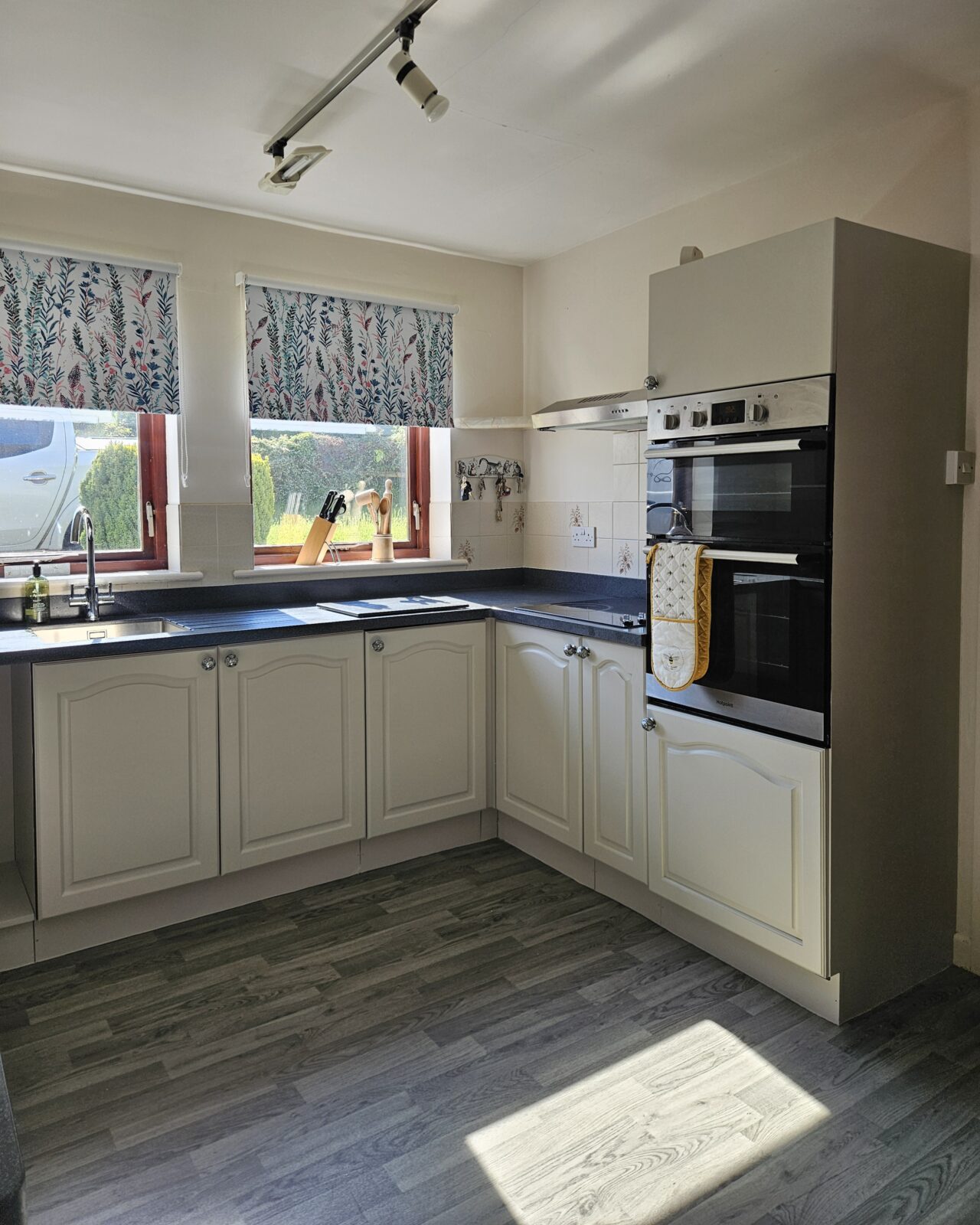 Limestone - hand painted kitchen transformation - A Twist of Somerset - commission painting