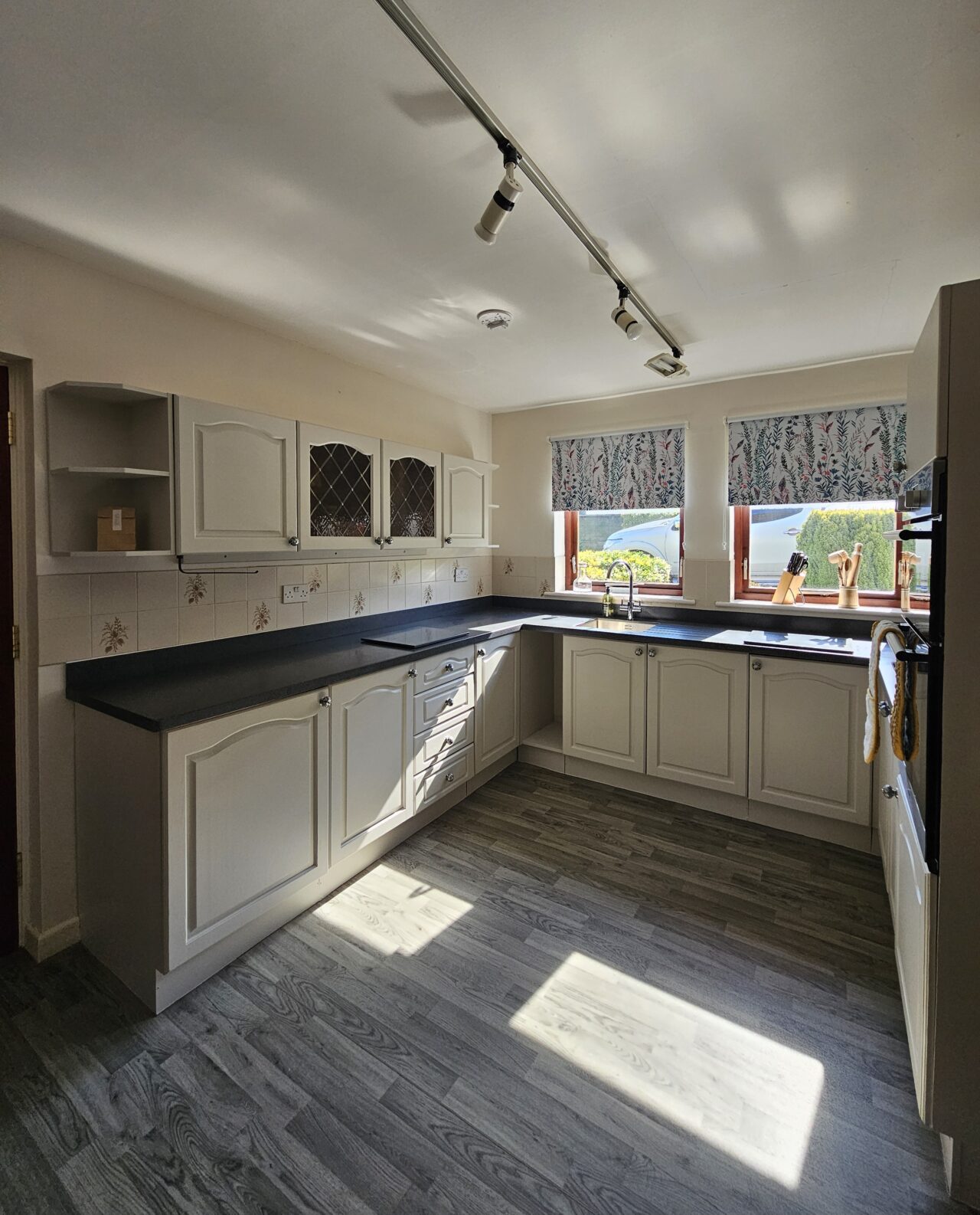 Limestone - hand painted kitchen transformation - A Twist of Somerset - commission painting