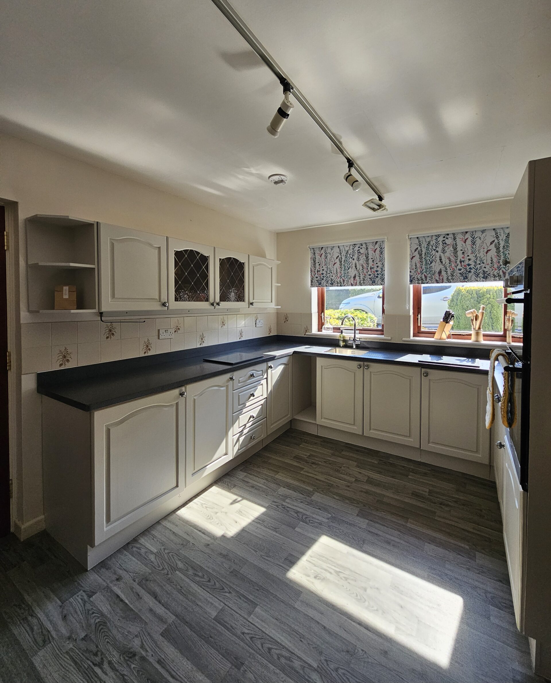 Limestone - hand painted kitchen transformation - A Twist of Somerset - commission painting