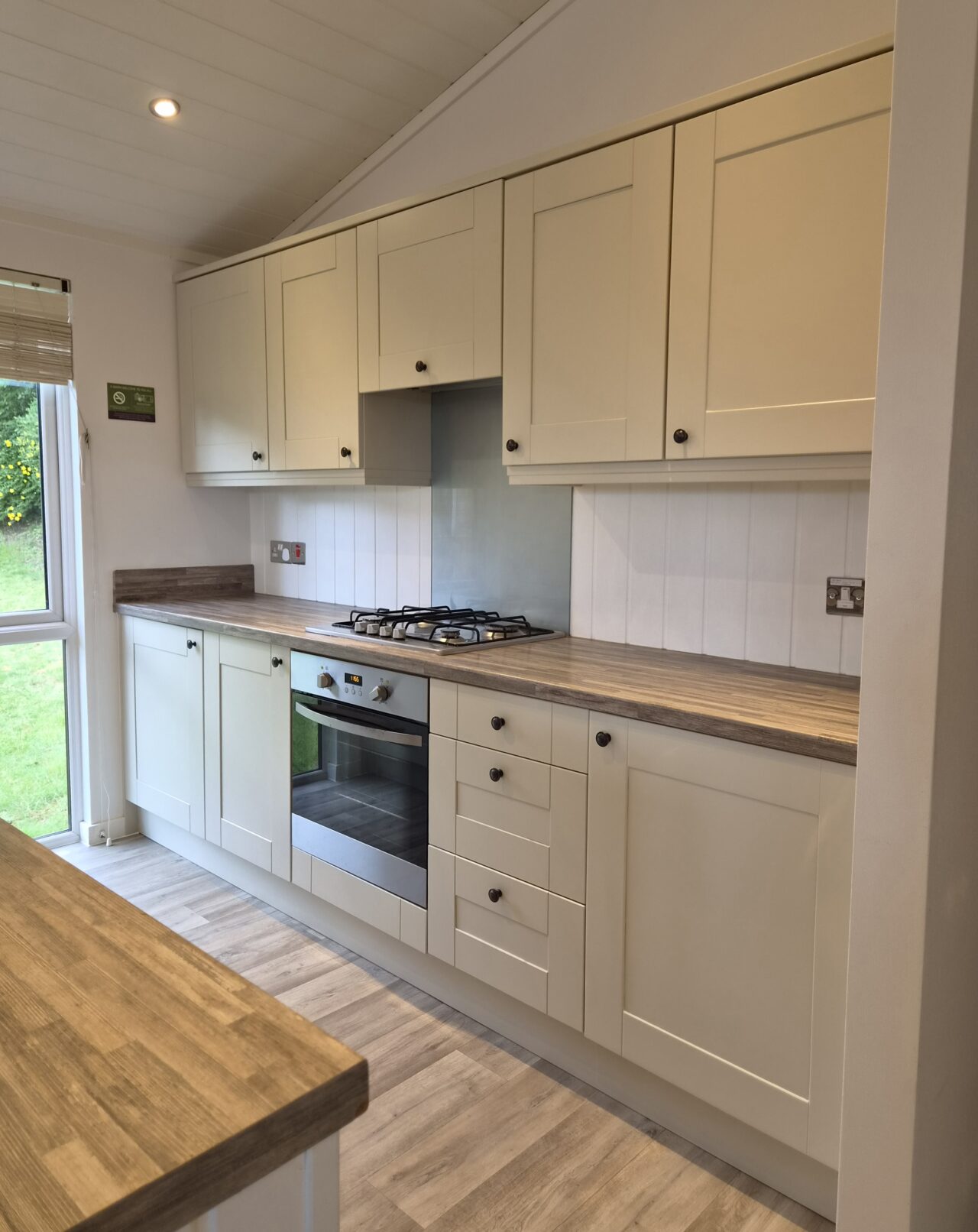 portland stone - hand painted kitchen transformation - A Twist of Somerset - commission painting - Cupboard Cabinet Makeover