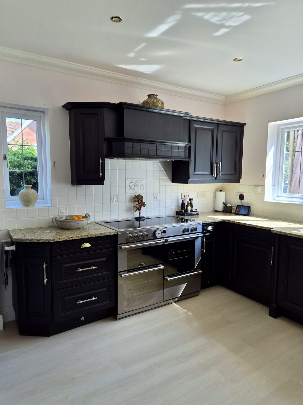 Jack Black - hand painted kitchen transformation - A Twist of Somerset - commission painting - Cupboard Cabinet Makeover