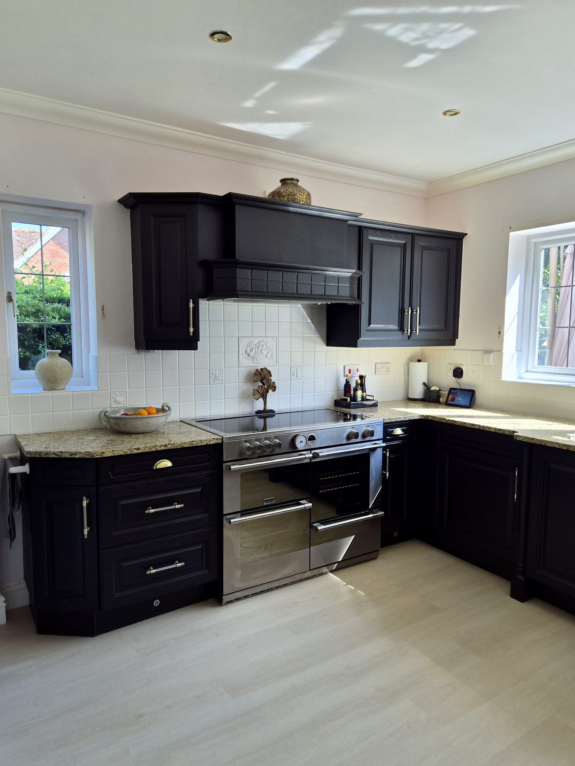 Jack Black - hand painted kitchen transformation - A Twist of Somerset - commission painting - Cupboard Cabinet Makeover