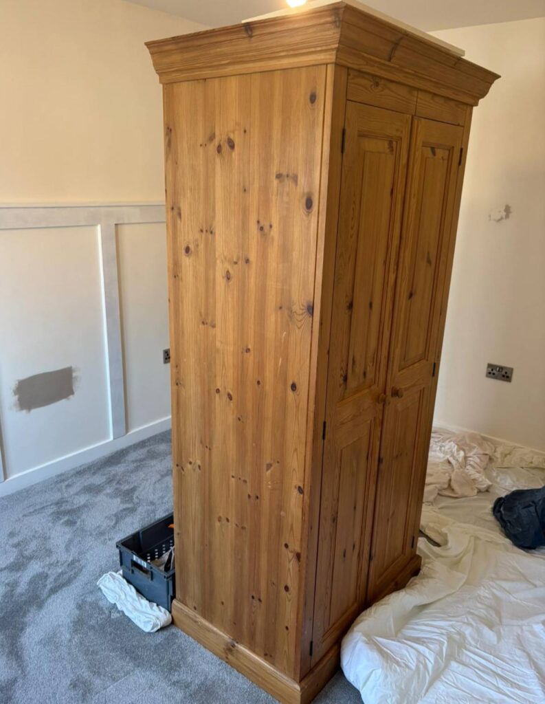 before and after - hand painted furniture - A Twist of Somerset - painting commission before and after - hand painted furniture - A Twist of Somerset - painting commission