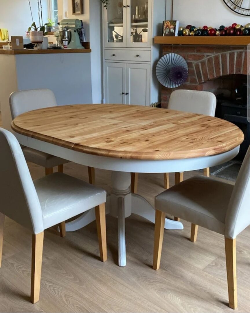 stock - dining table - hand painted furniture - A Twist of Somerset - commission painting